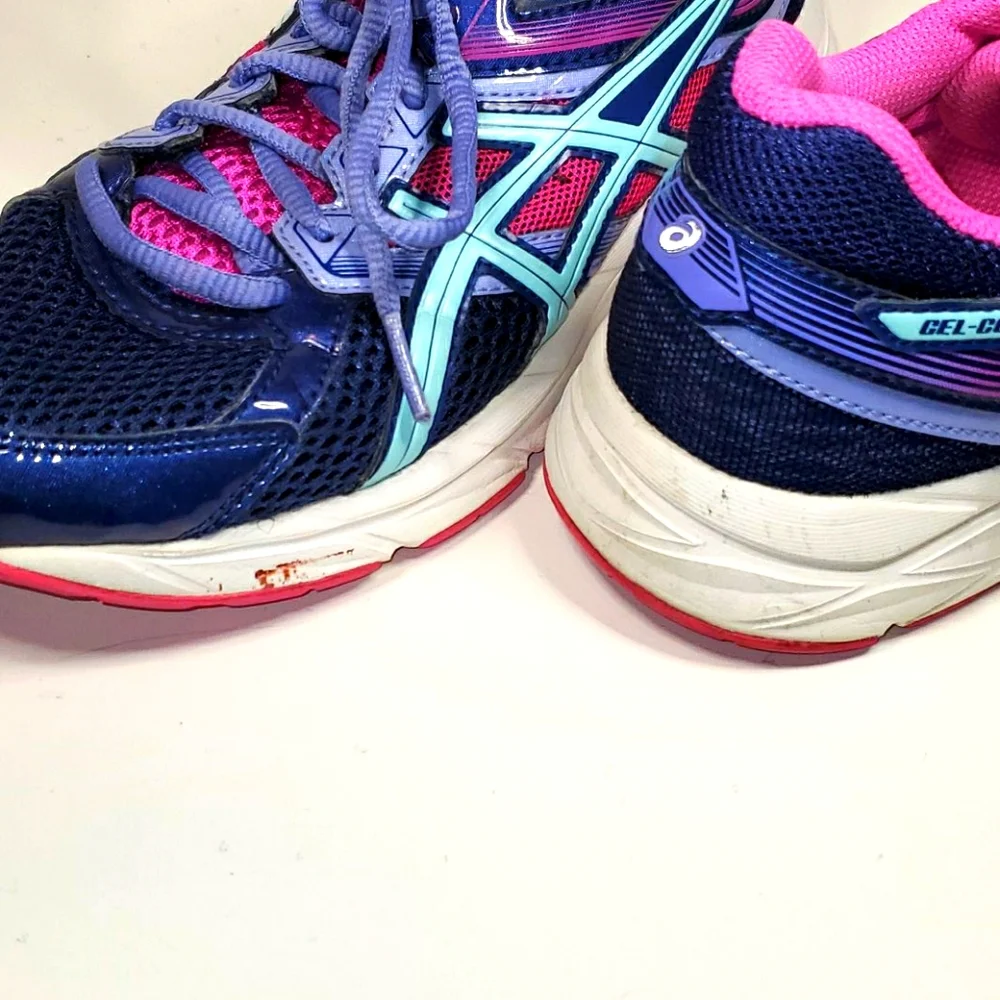 ASICS T5F9N Pink Blue Gel Contend 3 Sneakers EUC - Picture 12 of 13